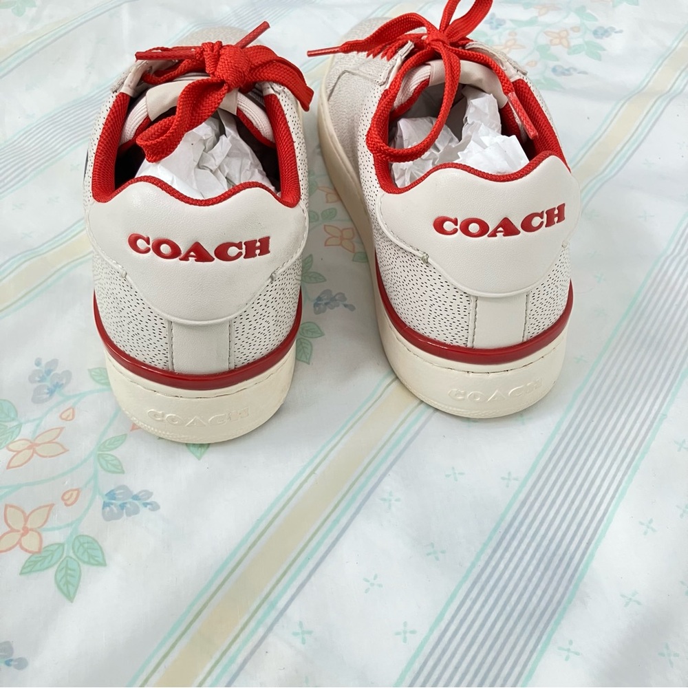 Coach x Keith Haring x Disney Mickey Mouse Leather Sneakers size 9 - Picture 4 of 6